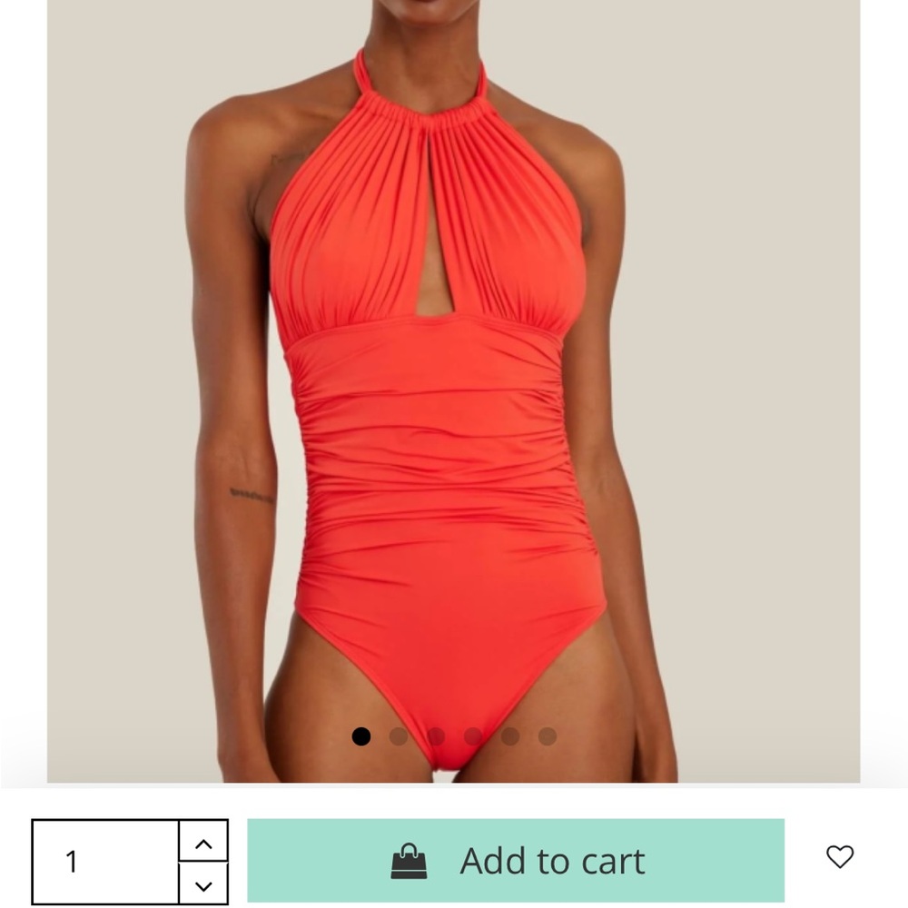 Brand new Lenny Neiemeyer one piece green swimsuit